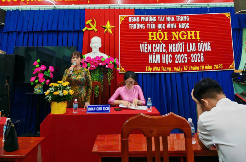  HỘI NGHỊ VIÊN CHỨC, NGƯỜI LAO ĐỘNG, NĂM HỌC 2025 – 2026!